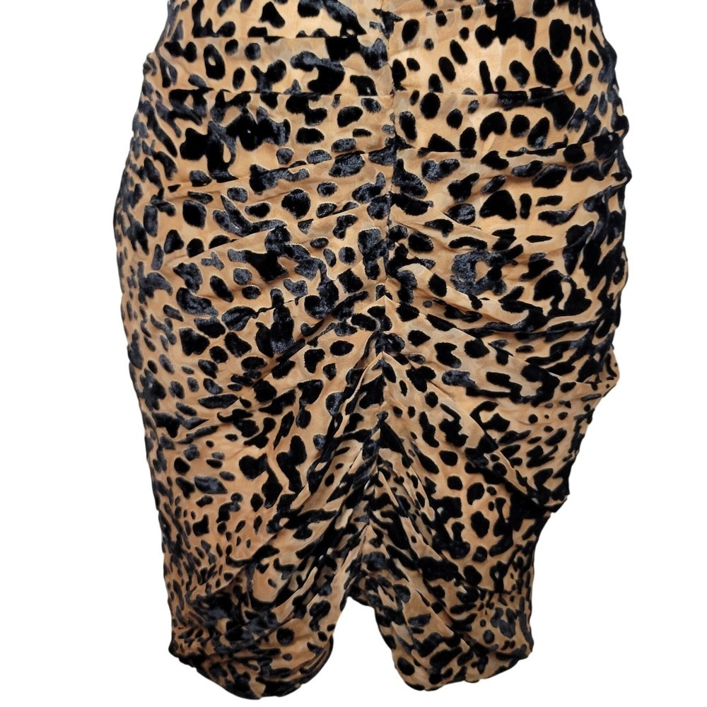 House of CB Cleo Animal Print Corset Cocktail Dress Size XS NWT Glam Engagementt - Picture 3 of 8